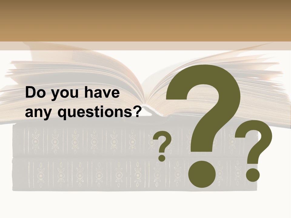 An Open Book On Top Of A Stack Of Books PowerPoint Template