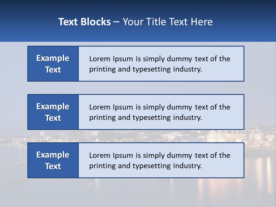 A Large Body Of Water With Boats In It PowerPoint Template
