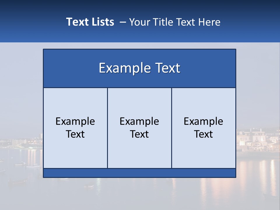 A Large Body Of Water With Boats In It PowerPoint Template
