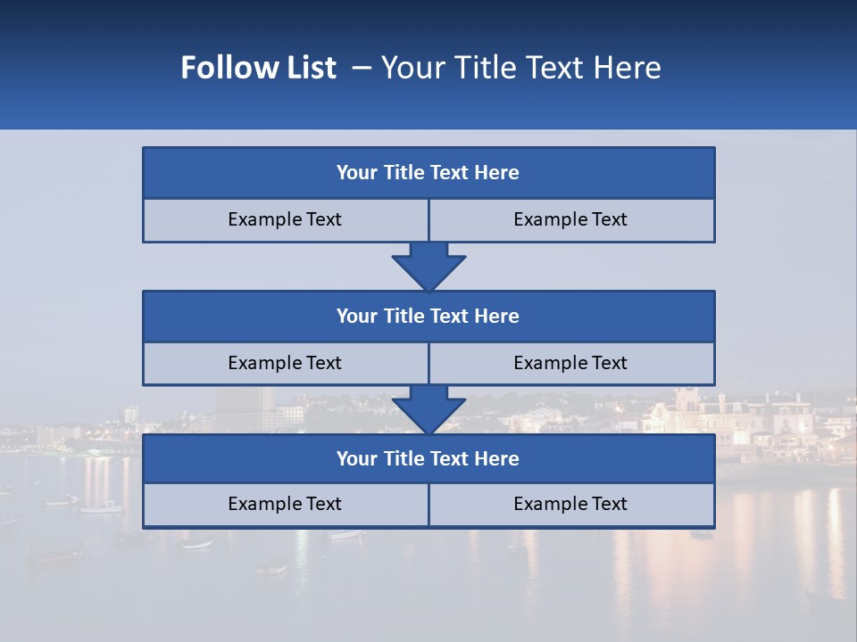 A Large Body Of Water With Boats In It PowerPoint Template