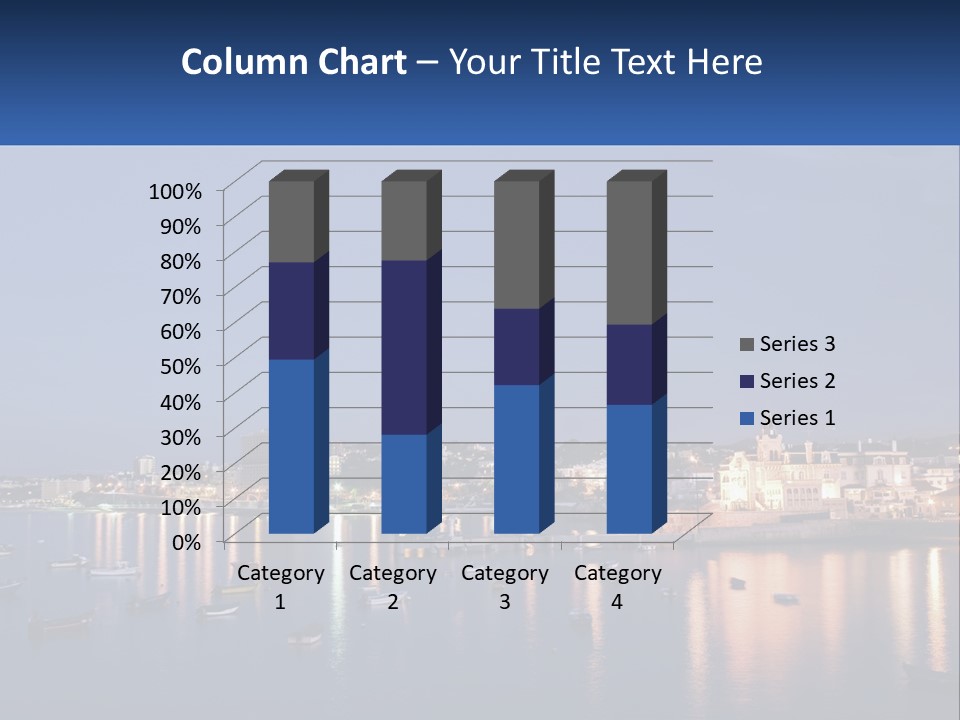 A Large Body Of Water With Boats In It PowerPoint Template