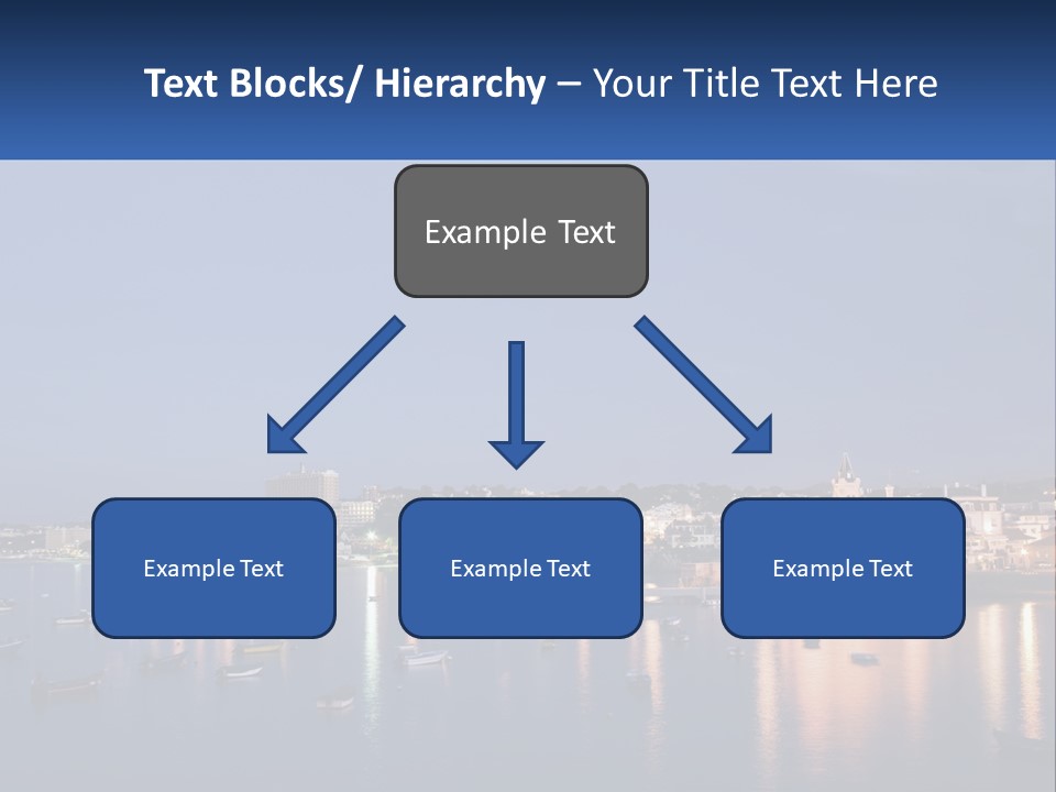 A Large Body Of Water With Boats In It PowerPoint Template