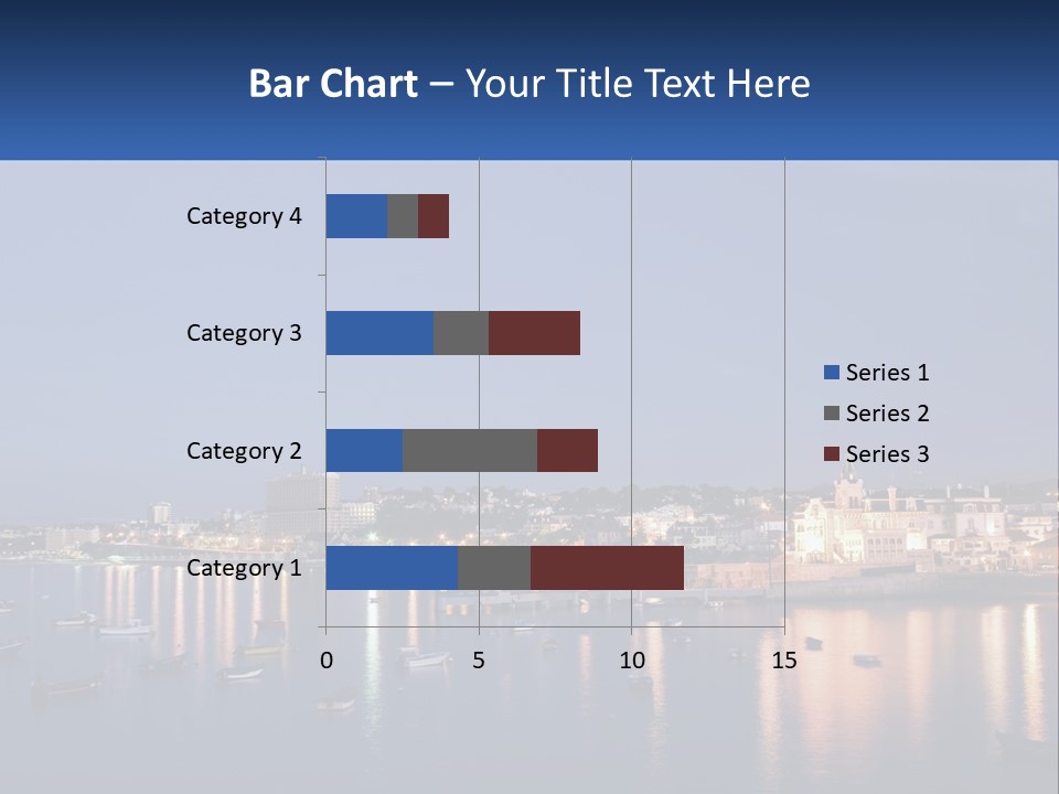 A Large Body Of Water With Boats In It PowerPoint Template