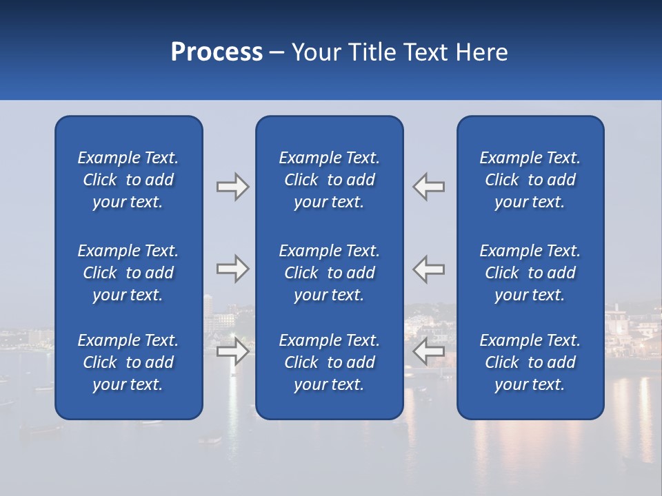 A Large Body Of Water With Boats In It PowerPoint Template