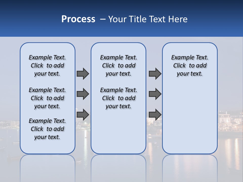 A Large Body Of Water With Boats In It PowerPoint Template