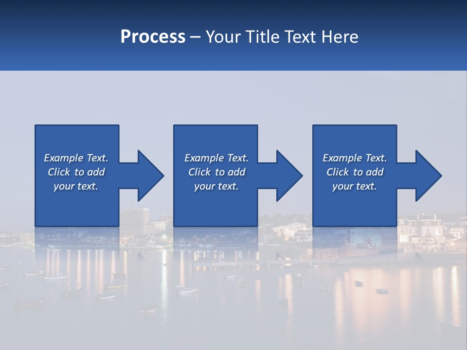 A Large Body Of Water With Boats In It PowerPoint Template