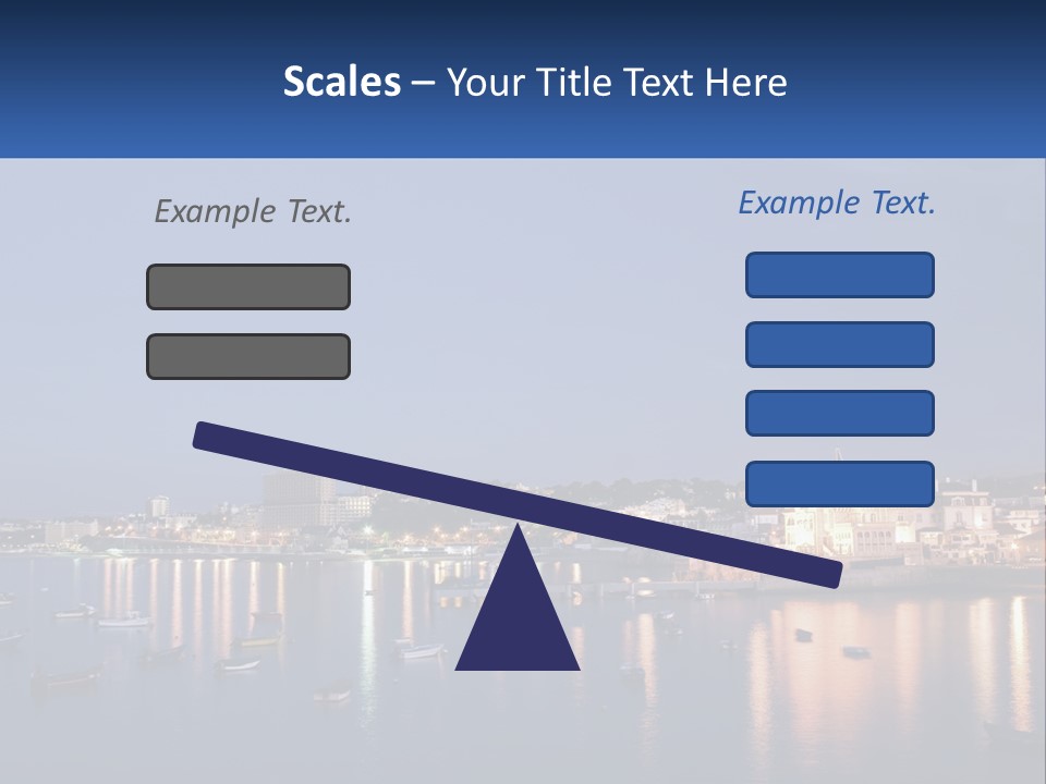 A Large Body Of Water With Boats In It PowerPoint Template