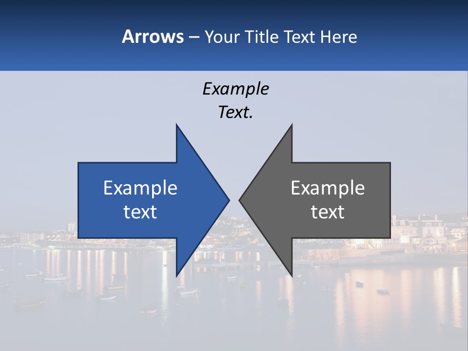 A Large Body Of Water With Boats In It PowerPoint Template