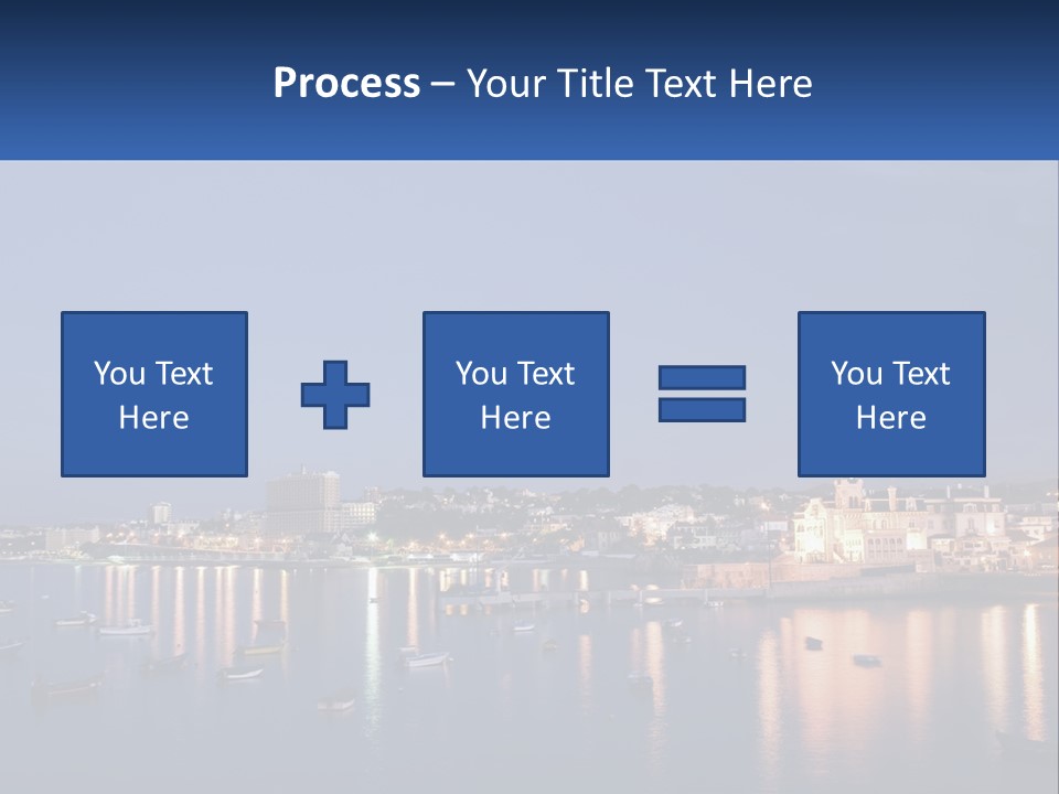 A Large Body Of Water With Boats In It PowerPoint Template