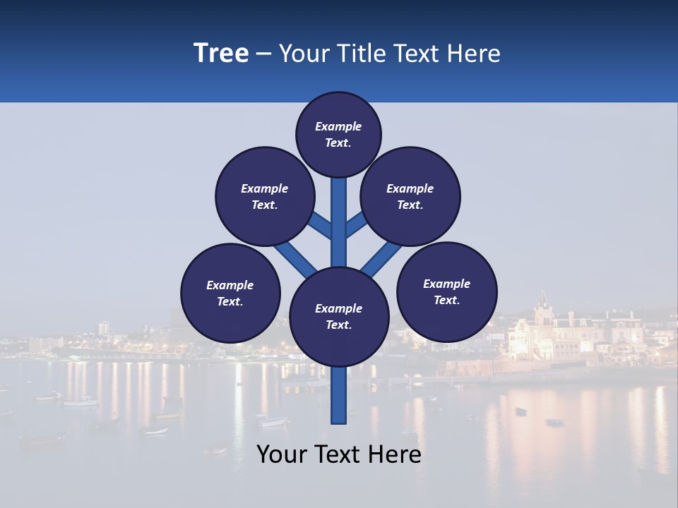 A Large Body Of Water With Boats In It PowerPoint Template