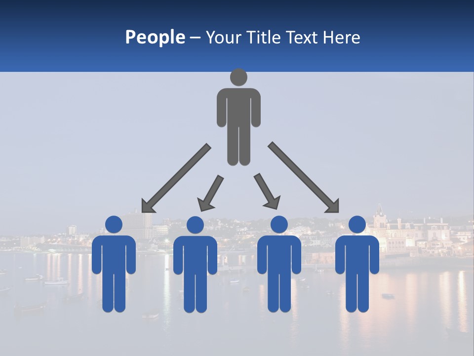 A Large Body Of Water With Boats In It PowerPoint Template