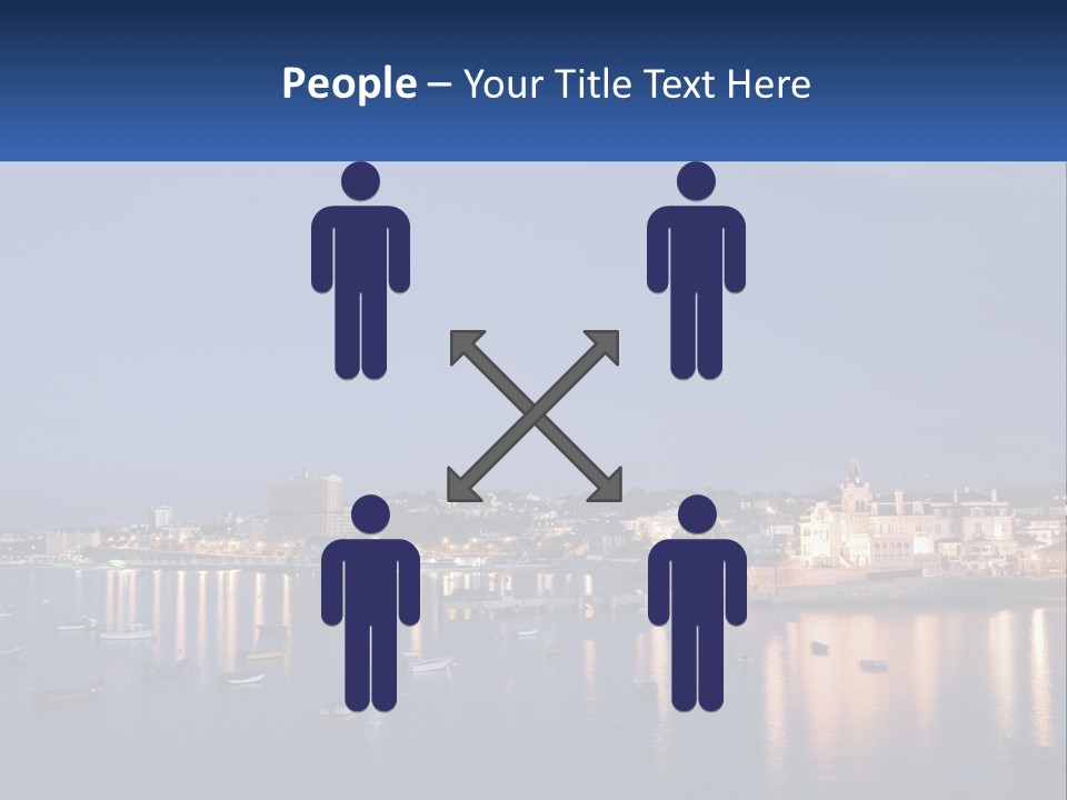 A Large Body Of Water With Boats In It PowerPoint Template