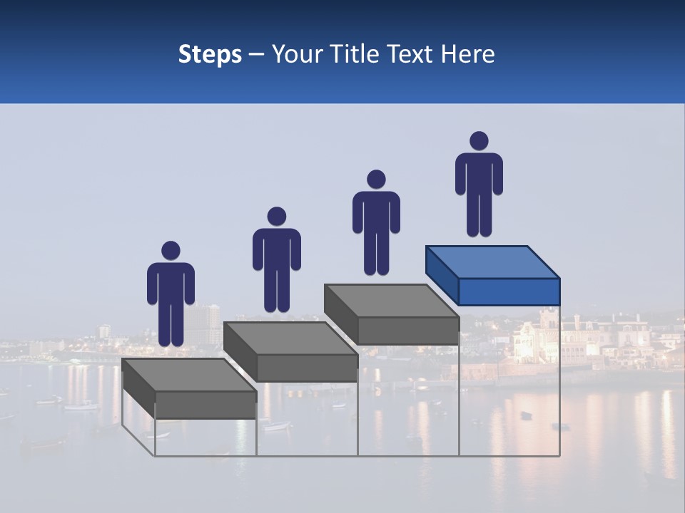 A Large Body Of Water With Boats In It PowerPoint Template