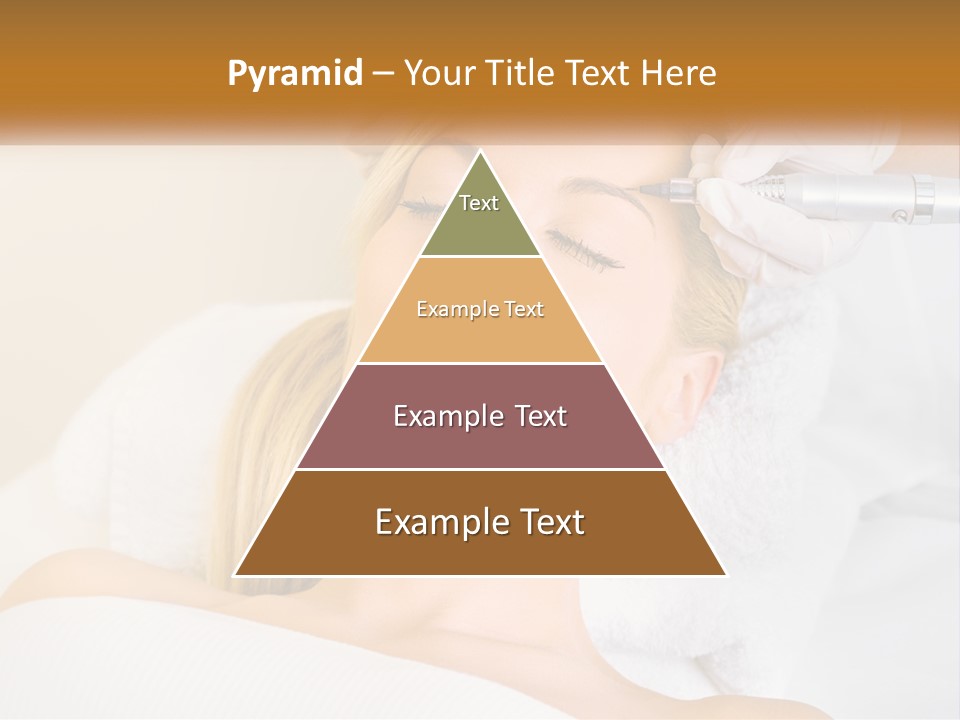 A Woman Getting Her Hair Done By A Hair Stylist PowerPoint Template