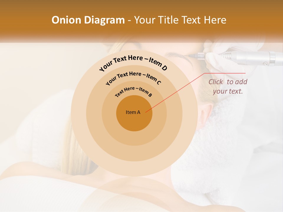 A Woman Getting Her Hair Done By A Hair Stylist PowerPoint Template