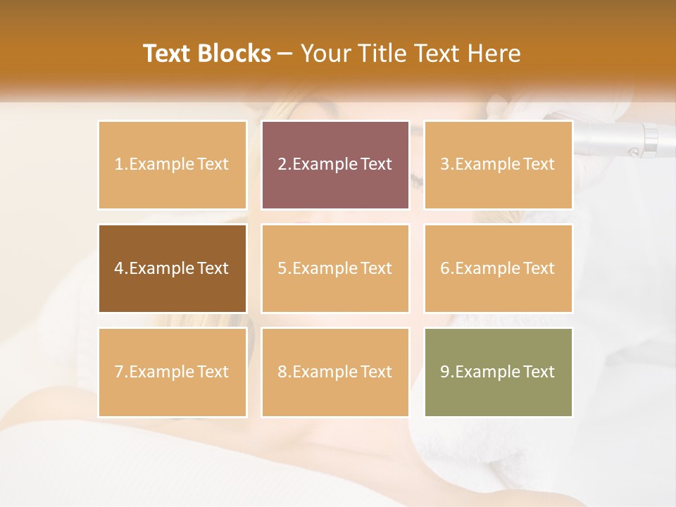 A Woman Getting Her Hair Done By A Hair Stylist PowerPoint Template