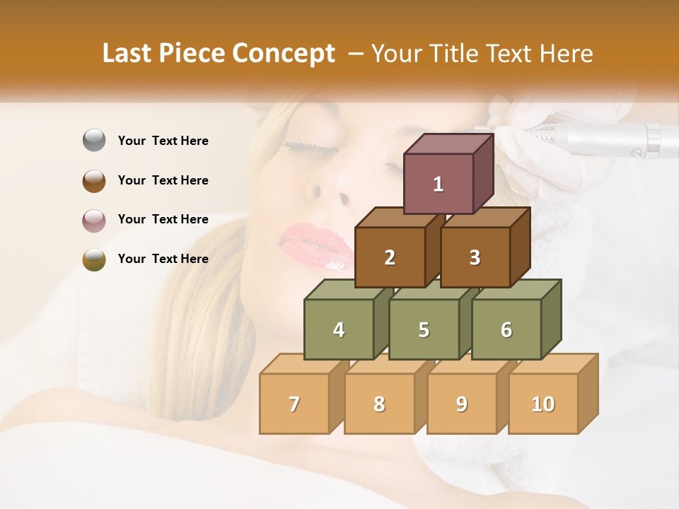 A Woman Getting Her Hair Done By A Hair Stylist PowerPoint Template