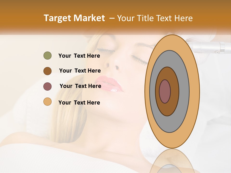 A Woman Getting Her Hair Done By A Hair Stylist PowerPoint Template