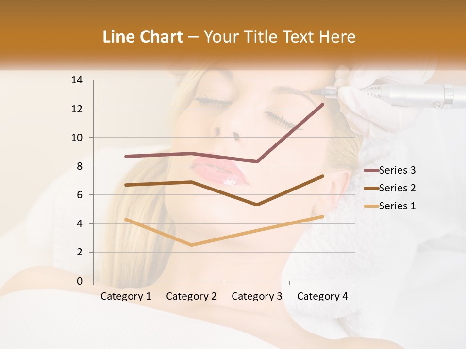 A Woman Getting Her Hair Done By A Hair Stylist PowerPoint Template