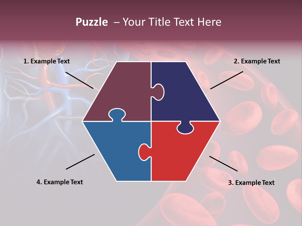 A Blood Flow Powerpoint Presentation Is Shown PowerPoint Template
