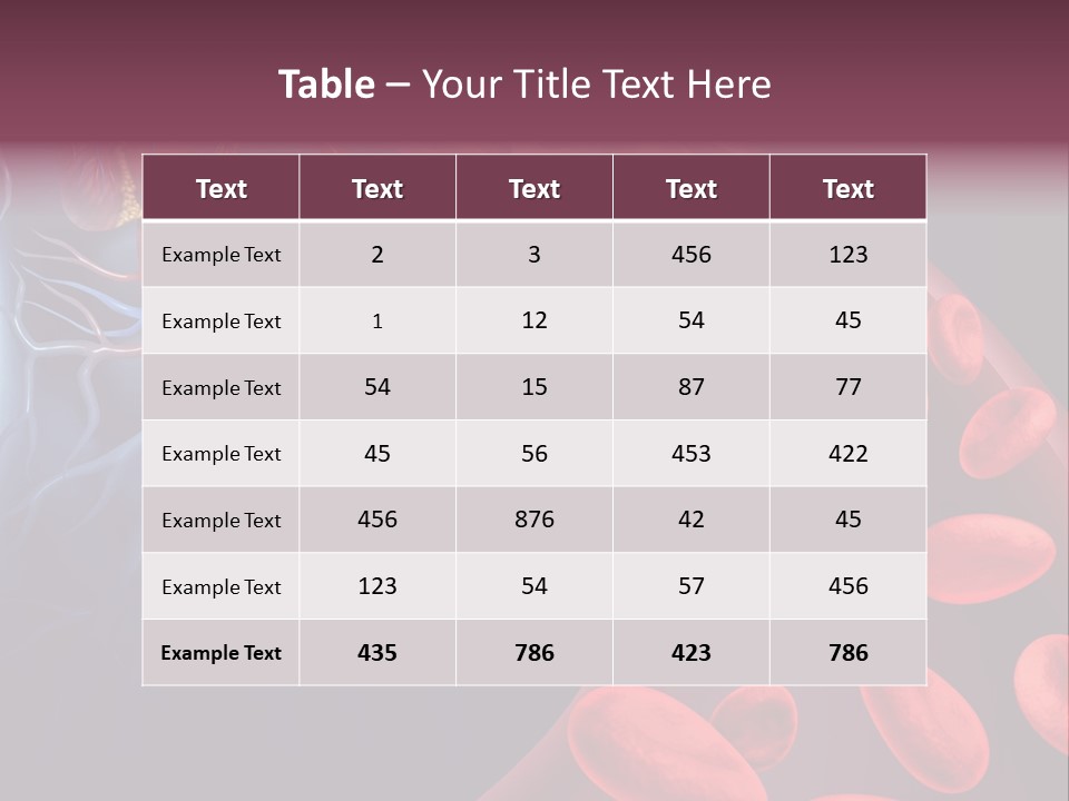 A Blood Flow Powerpoint Presentation Is Shown PowerPoint Template