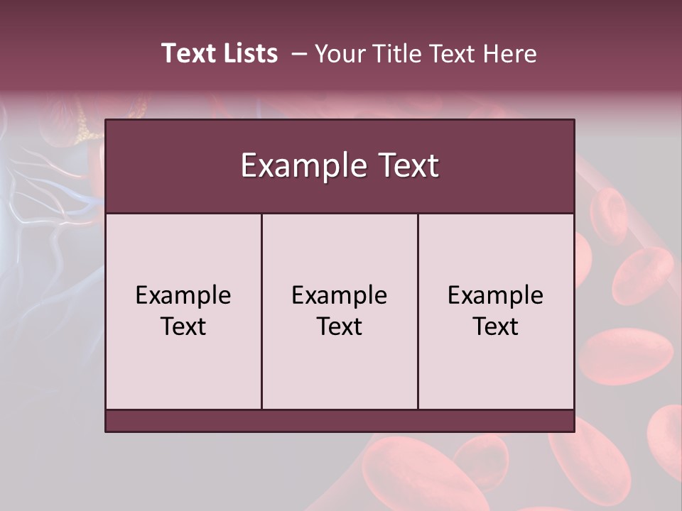 A Blood Flow Powerpoint Presentation Is Shown PowerPoint Template