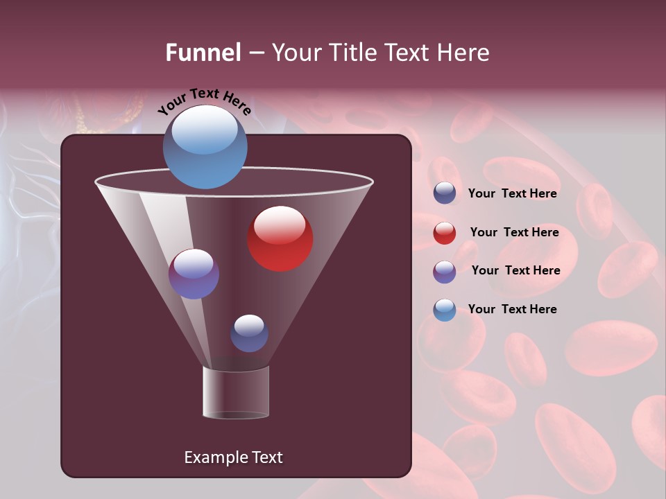 A Blood Flow Powerpoint Presentation Is Shown PowerPoint Template