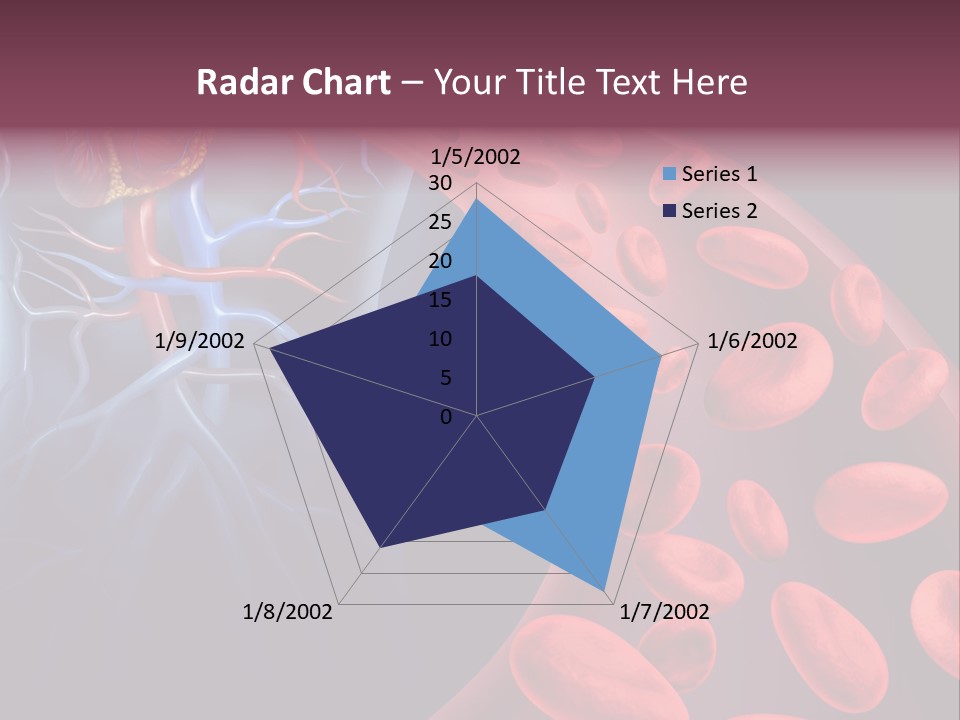 A Blood Flow Powerpoint Presentation Is Shown PowerPoint Template