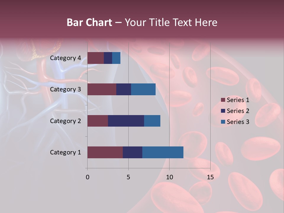 A Blood Flow Powerpoint Presentation Is Shown PowerPoint Template
