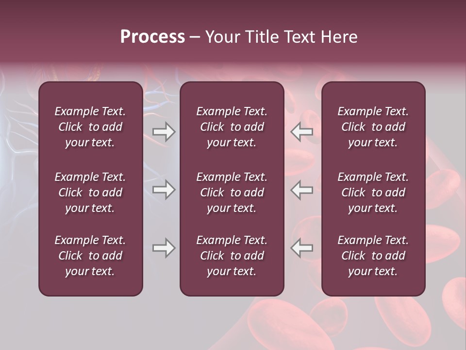 A Blood Flow Powerpoint Presentation Is Shown PowerPoint Template