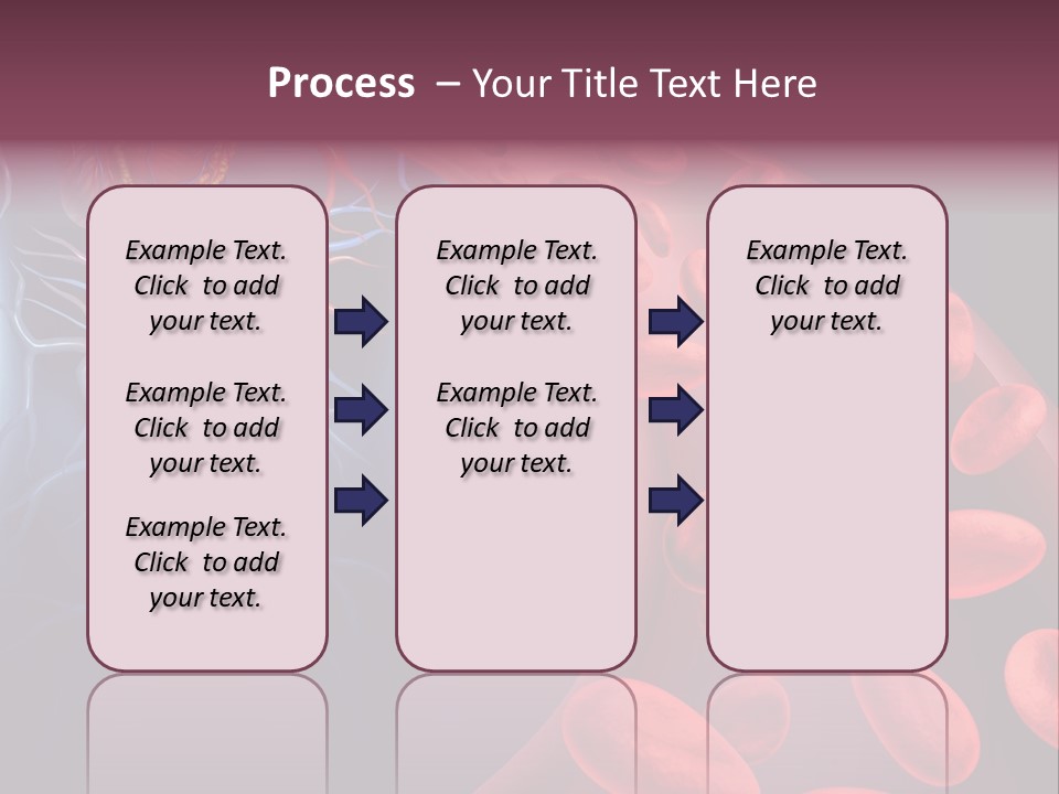 A Blood Flow Powerpoint Presentation Is Shown PowerPoint Template