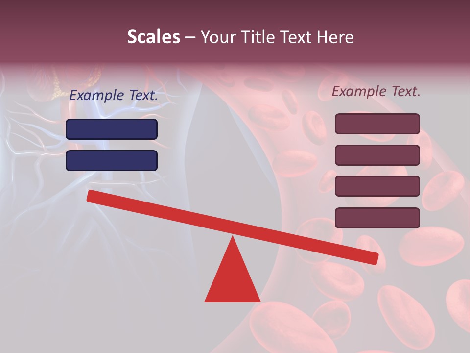 A Blood Flow Powerpoint Presentation Is Shown PowerPoint Template