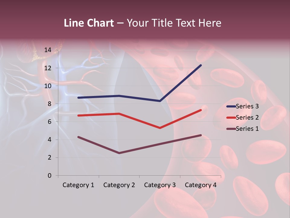 A Blood Flow Powerpoint Presentation Is Shown PowerPoint Template