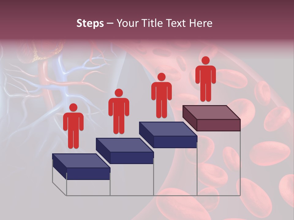 A Blood Flow Powerpoint Presentation Is Shown PowerPoint Template