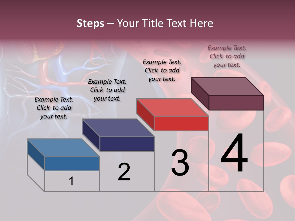 A Blood Flow Powerpoint Presentation Is Shown PowerPoint Template