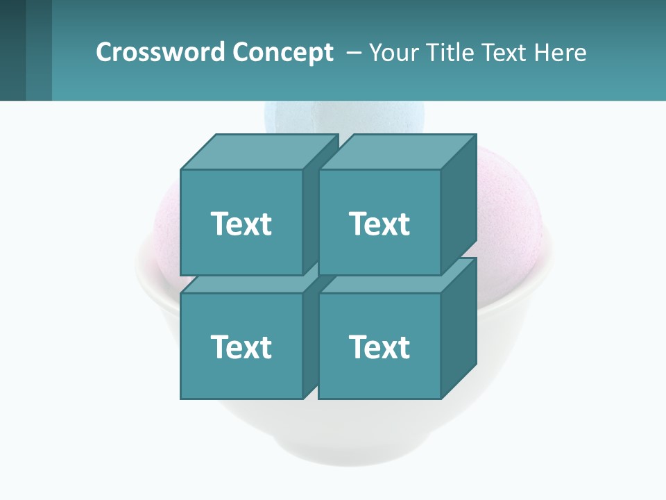 A Bowl Filled With Bath Bombs On Top Of A Table PowerPoint Template