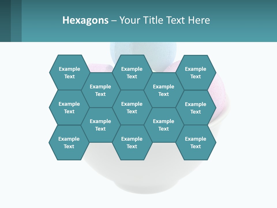 A Bowl Filled With Bath Bombs On Top Of A Table PowerPoint Template