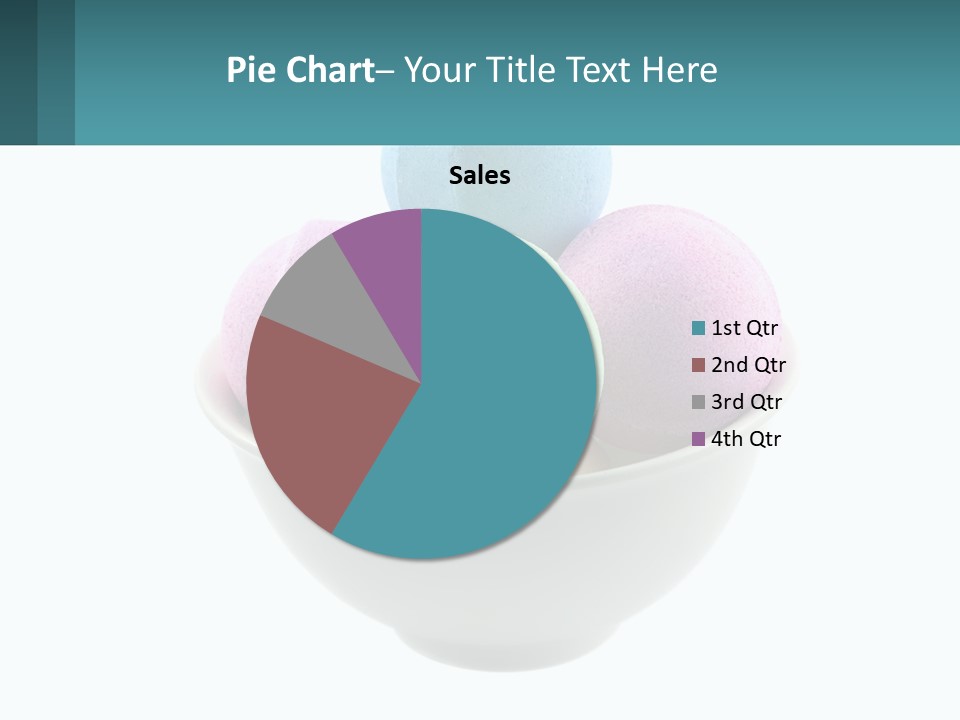 A Bowl Filled With Bath Bombs On Top Of A Table PowerPoint Template