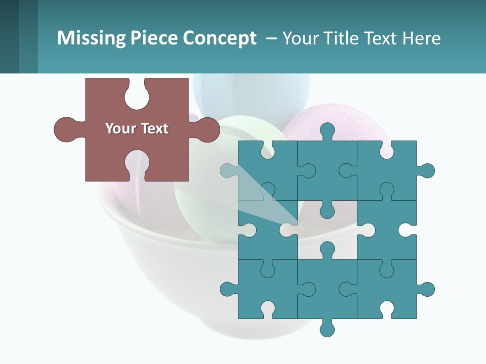 A Bowl Filled With Bath Bombs On Top Of A Table PowerPoint Template