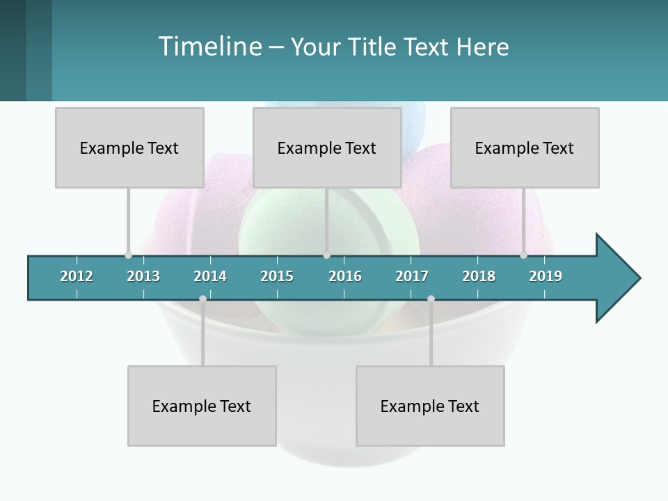 A Bowl Filled With Bath Bombs On Top Of A Table PowerPoint Template