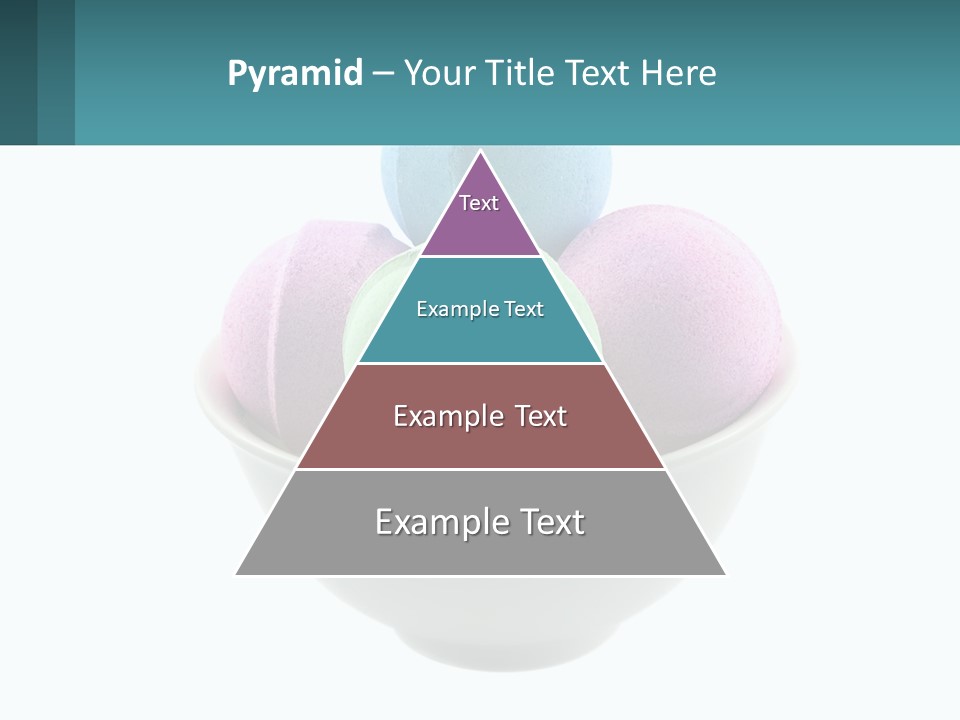 A Bowl Filled With Bath Bombs On Top Of A Table PowerPoint Template