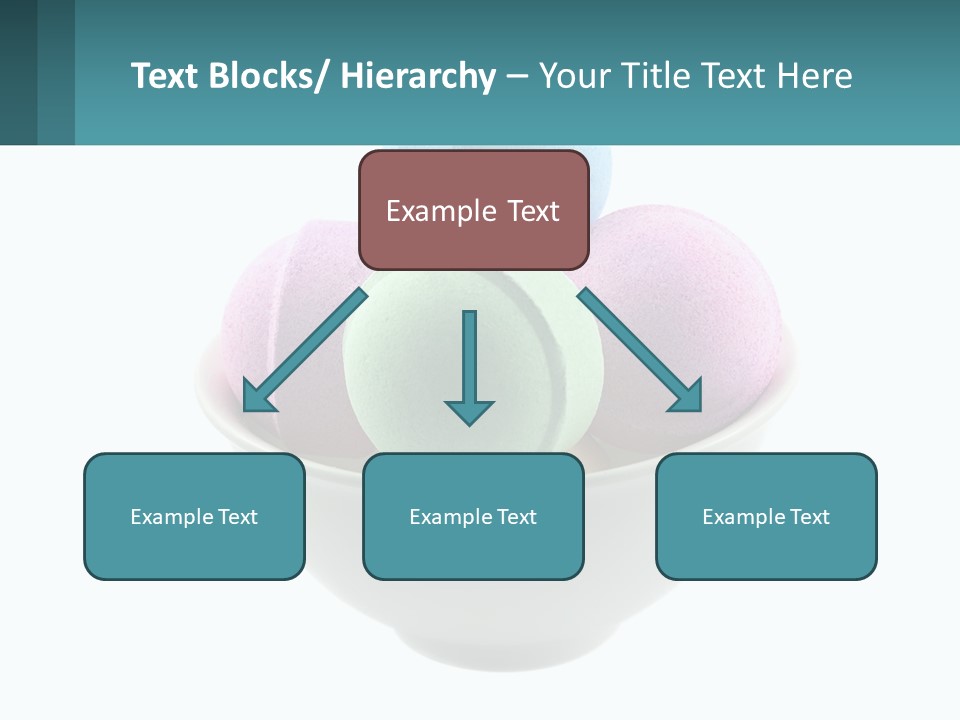 A Bowl Filled With Bath Bombs On Top Of A Table PowerPoint Template