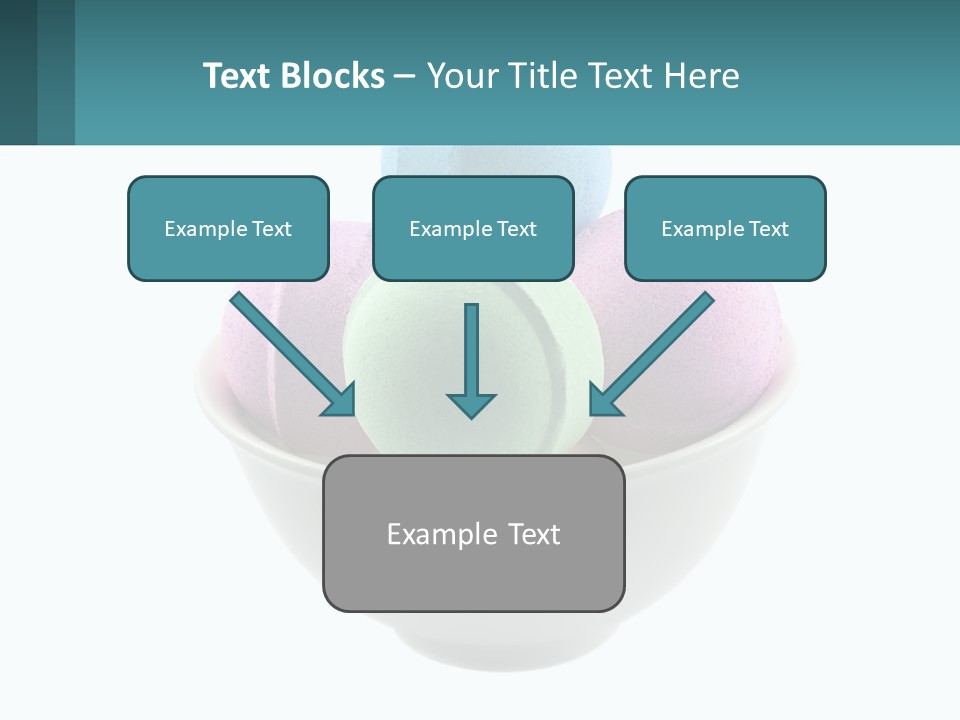 A Bowl Filled With Bath Bombs On Top Of A Table PowerPoint Template