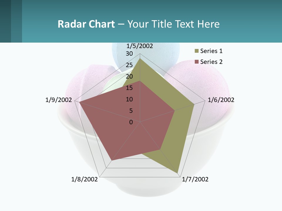 A Bowl Filled With Bath Bombs On Top Of A Table PowerPoint Template
