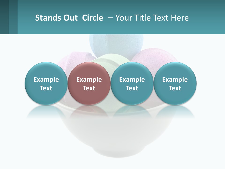 A Bowl Filled With Bath Bombs On Top Of A Table PowerPoint Template