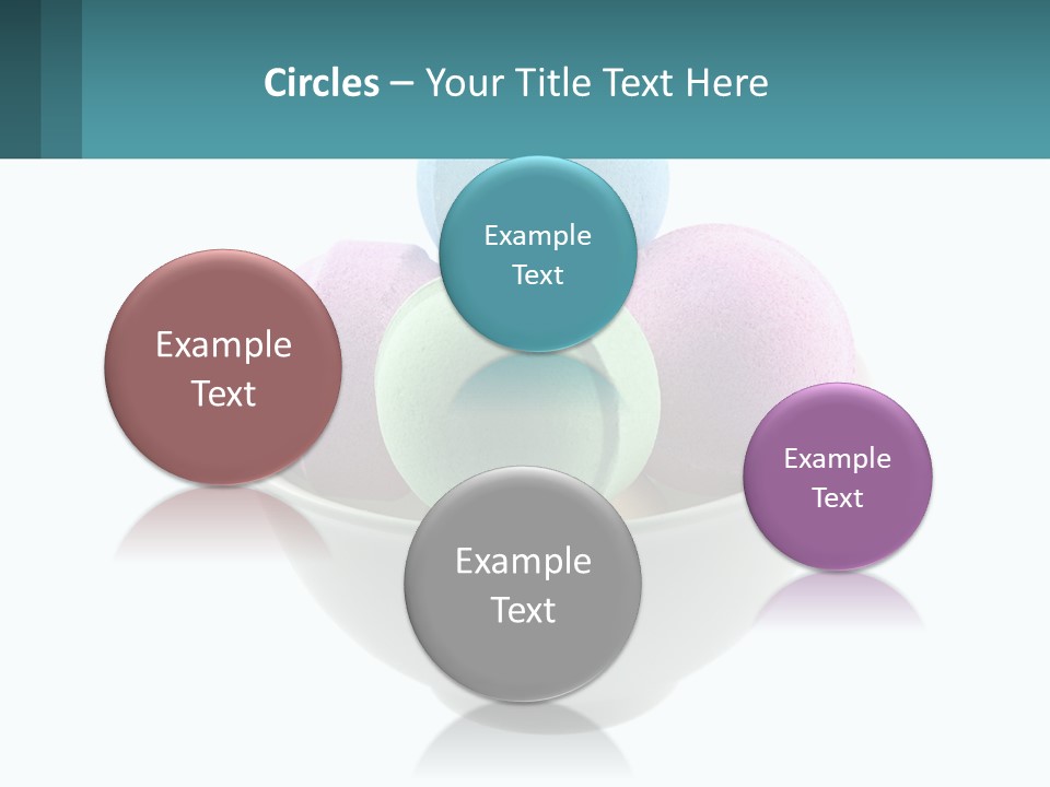 A Bowl Filled With Bath Bombs On Top Of A Table PowerPoint Template
