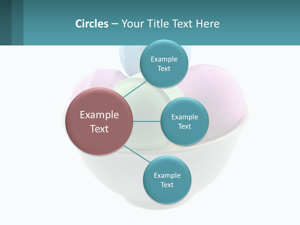 A Bowl Filled With Bath Bombs On Top Of A Table PowerPoint Template