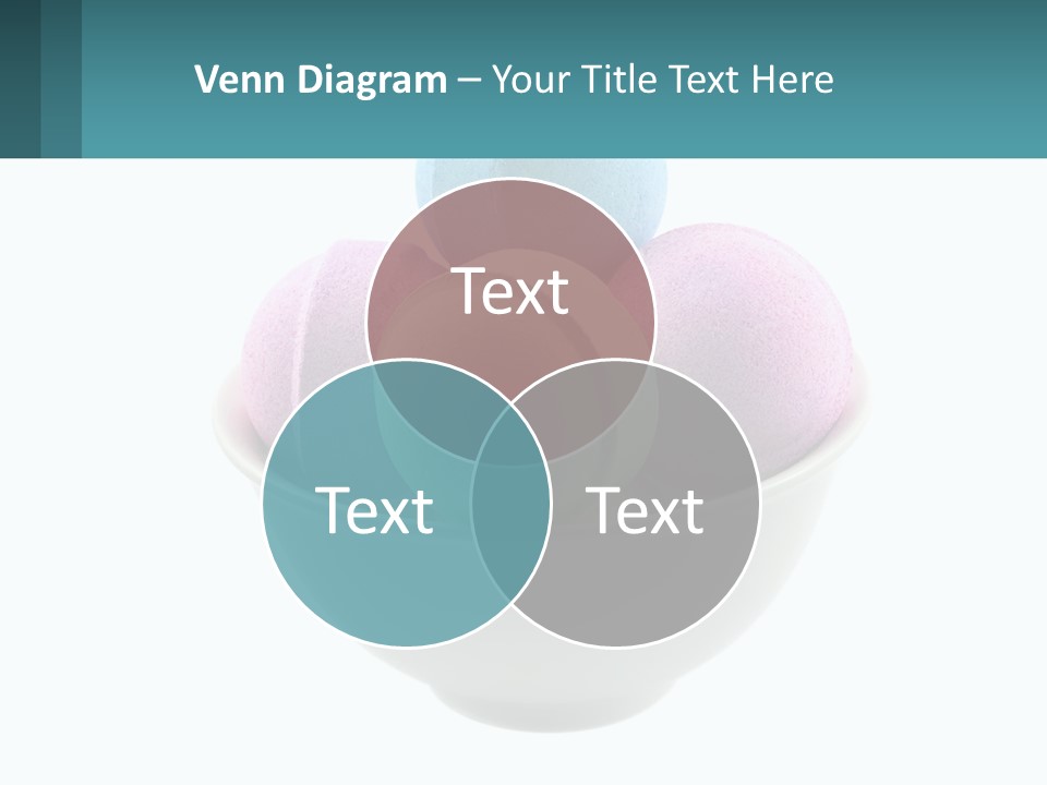 A Bowl Filled With Bath Bombs On Top Of A Table PowerPoint Template