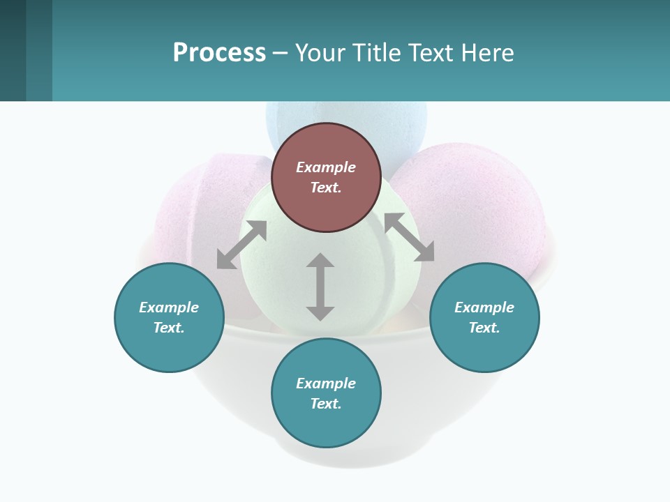 A Bowl Filled With Bath Bombs On Top Of A Table PowerPoint Template