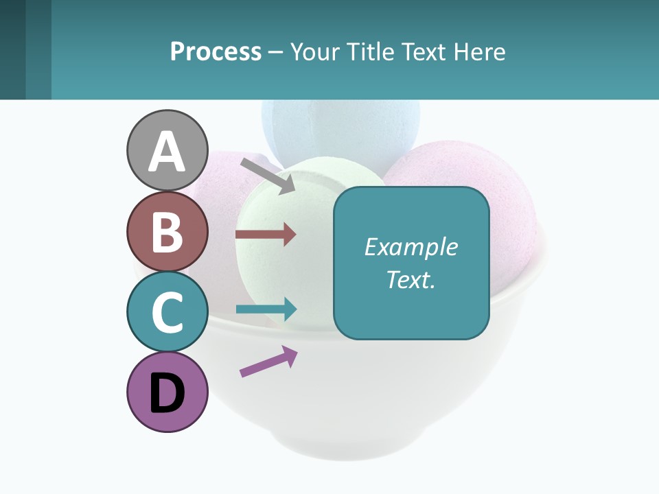 A Bowl Filled With Bath Bombs On Top Of A Table PowerPoint Template